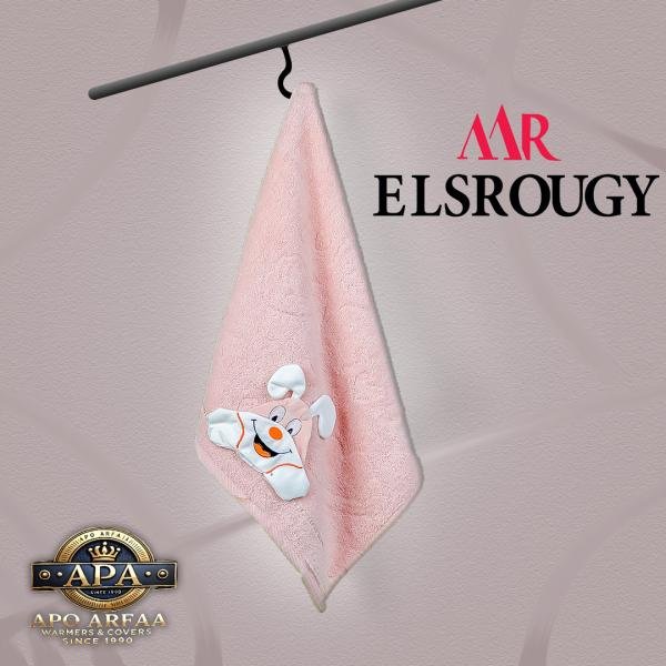 مناشف حمام فاخرة من القطن الناعم شكل كرتوني