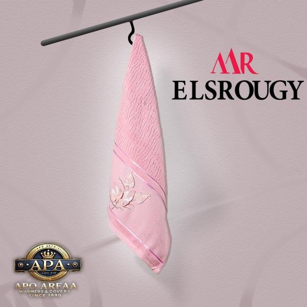 مناشف حمام فاخرة من القطن الناعم شكل ورد