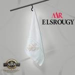 مناشف حمام فاخرة من القطن الناعم شكل ورد