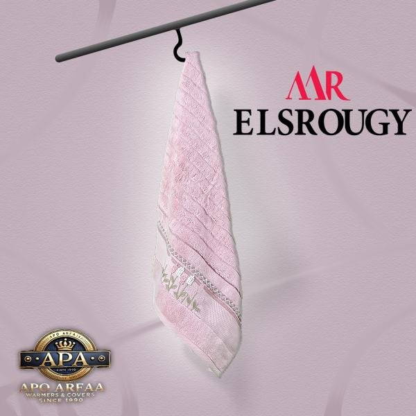 مناشف حمام فاخرة من القطن الناعم شكل ورد