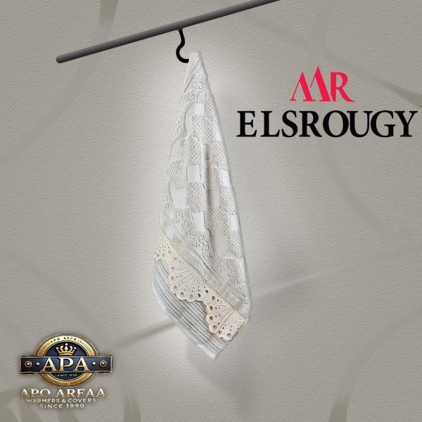 مناشف حمام فاخرة من القطن الناعم شكل مزخرف