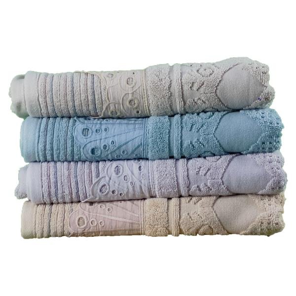 مناشف حمام فاخرة من القطن الناعم شكل مزخرف