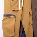 بنطلون كارجو رجالي بجيوب جانبية وخامة ناعمة مطاطة من DH Wear