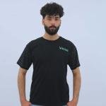 تشيرت رجالي بينيه بأكمام قصيرة وقبة دائرية