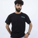 تشيرت رجالي بينيه بأكمام قصيرة وقبة دائرية