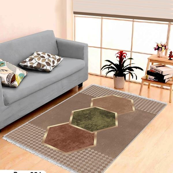 حافظة سجاد ثري دي بديل السجاد خامة جبلان وظهر دوتس معالج ضد الانزلاق كود 254