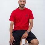 طقم تيشرت مع شورت رياضي للرجال